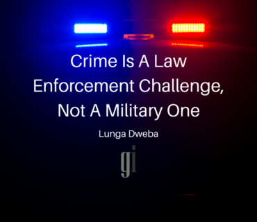 Crime is a law Enforcement Challenge, not a Military one