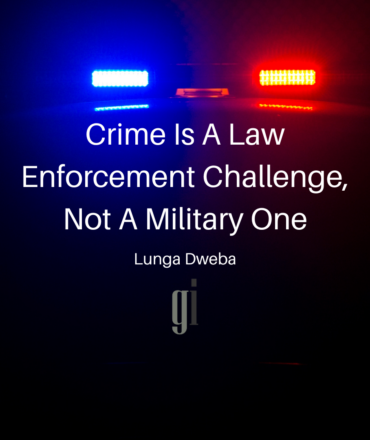 Crime is a law Enforcement Challenge, not a Military one